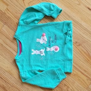 Cat & Jack - Bunnies Be Hoppin' Sweatshirt (3T)